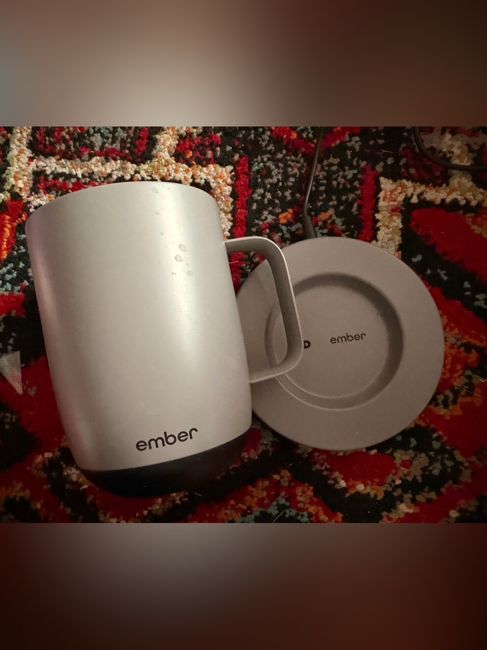 Ember Temperature Control Mug + Charging Coaster — gray